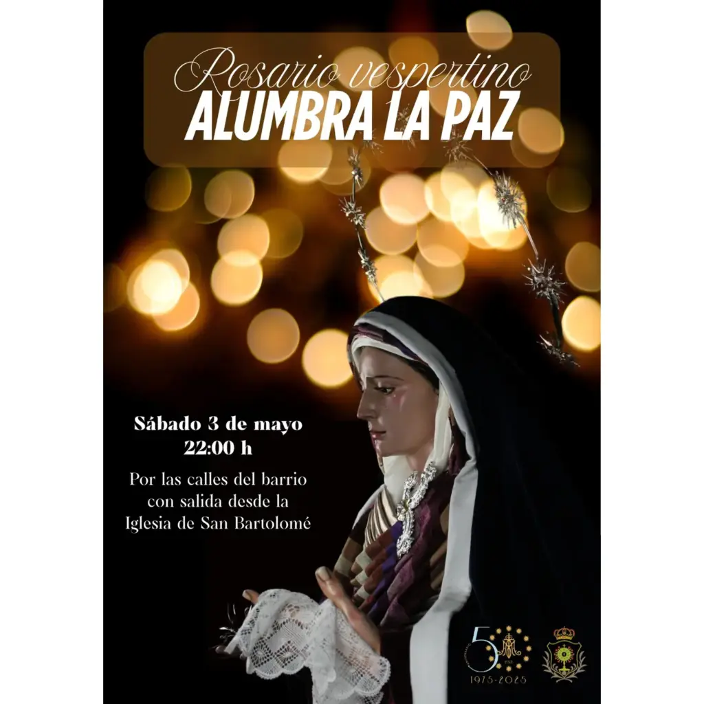 50 Aniversario: Rosario Vespertino «Alumbra la Paz»