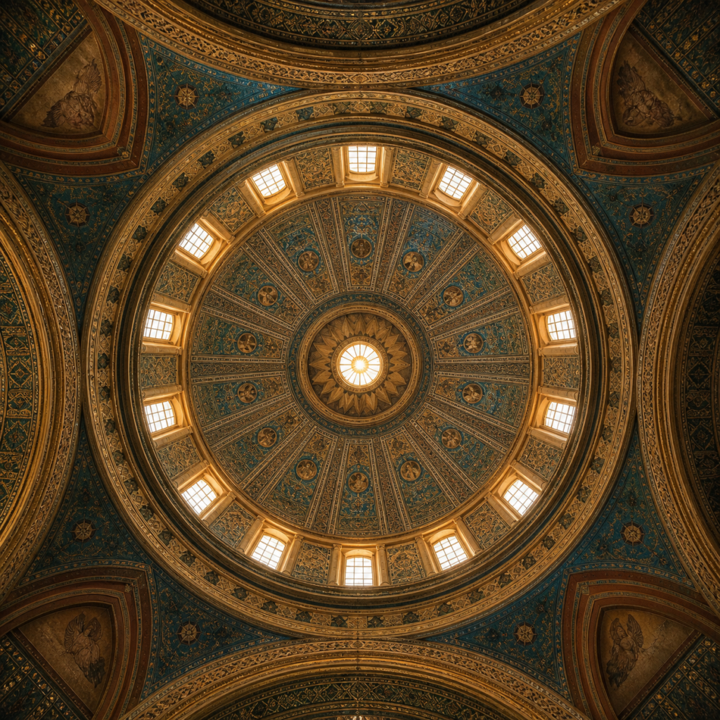 Cúpula sacra ornamentada